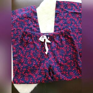 Women's Heart Print Pajama Pants